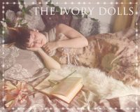 Midsummer Faery Dress and Mori Girl Scarf by The Ivory Dolls. Antler head piece by Nevermora. Modelling and Photography by Mai Magi.